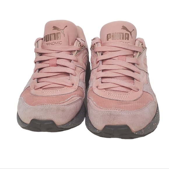 PUMA Trinomic R698 Winterized Coral Cloud Pink Sneakers Sz 7 - Picture 5 of 13